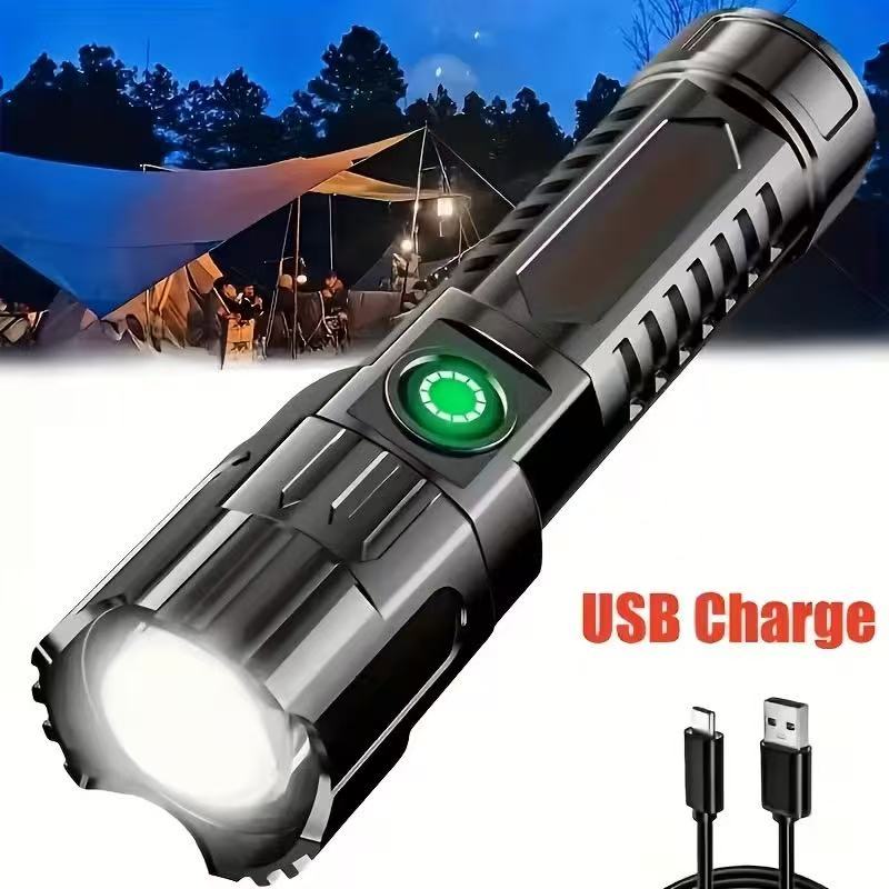 Outdoor Lighting Black - Senter LED Daya Tinggi Baru, Dapat