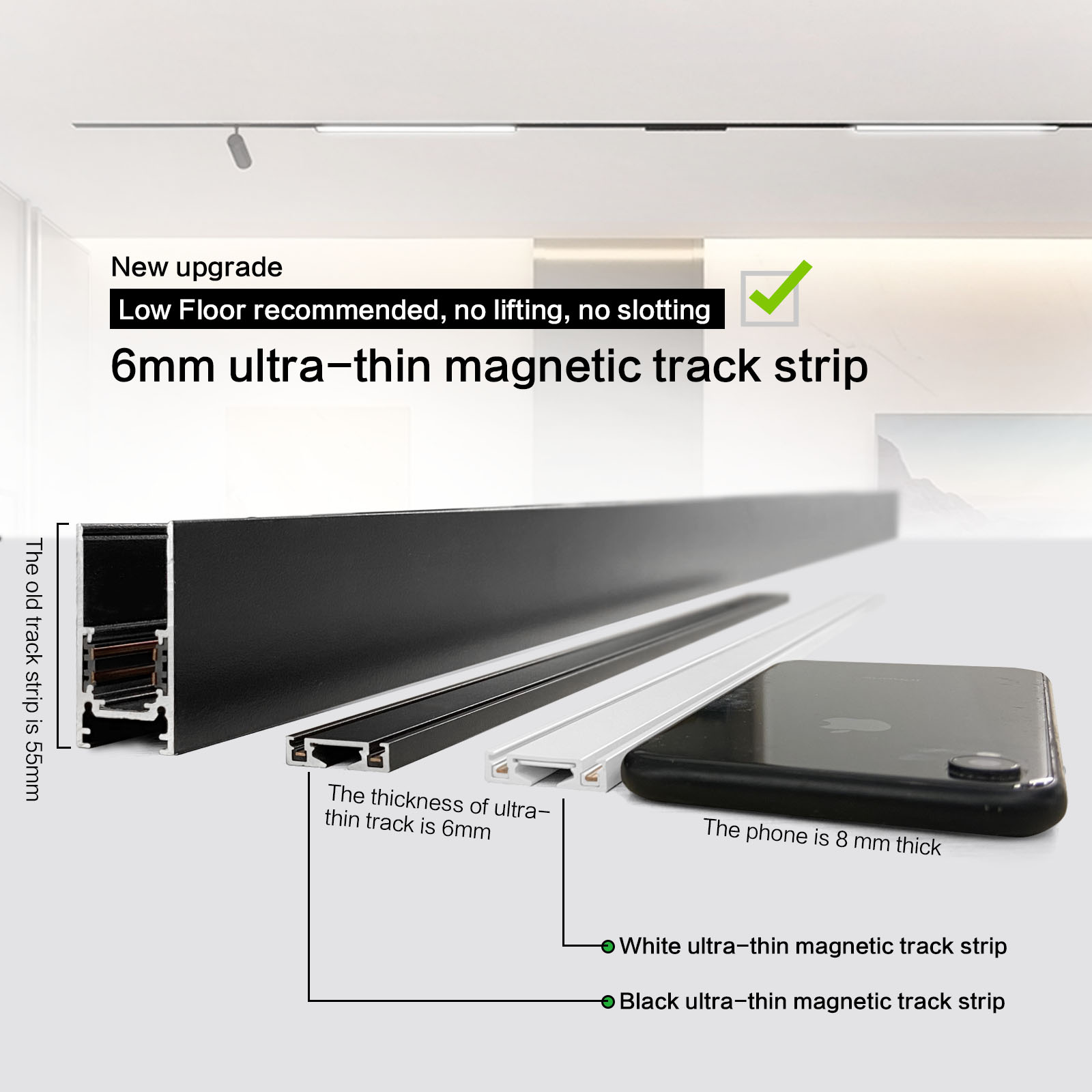 Seri ST1 3CCT Hitam Putih Ultr - Outdoor Lighting Track ulasan dan harga